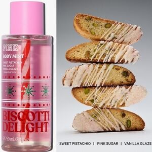 PINK Victoria's Secret Biscotti Delight Fragrance Body Mist 8oz NEW
